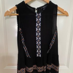 forever 21 | tribal embroidered top